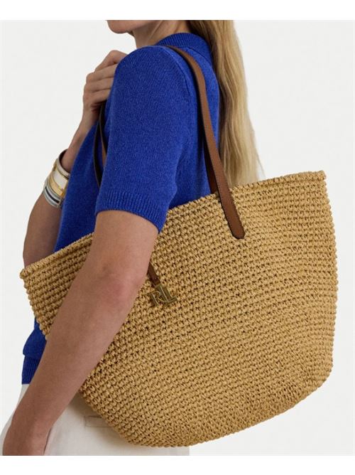 431982179001 LAUREN RALPH LAUREN | LAINEY LG TT-TOTE-LARGE.NATURAL